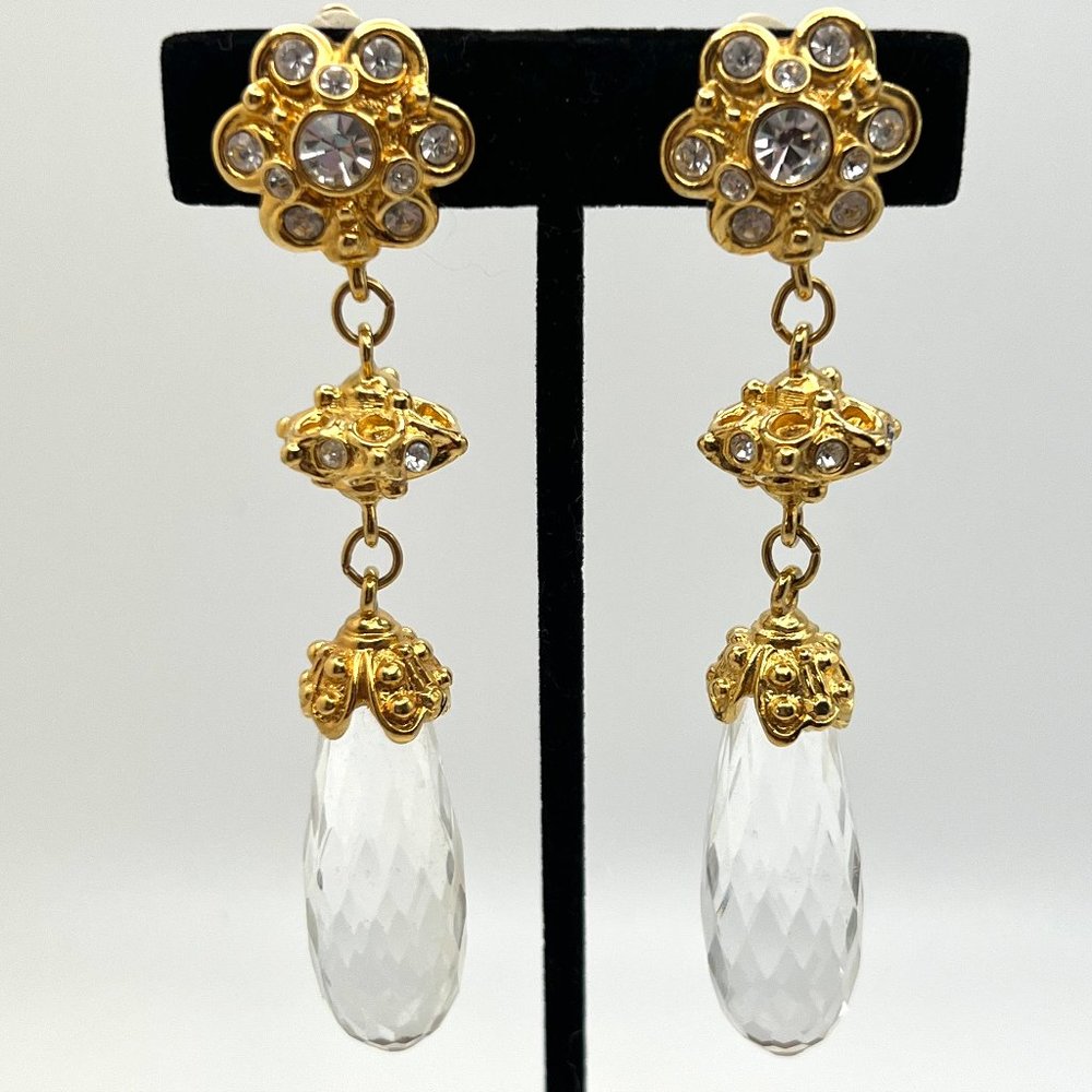 Jose Maria Barrera for Avon Holiday Splendor CLIP Earrings